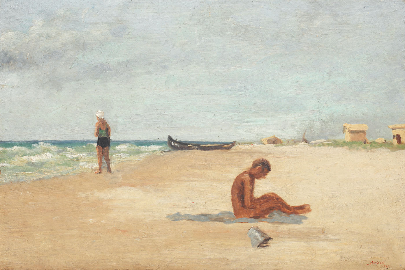 La plajă