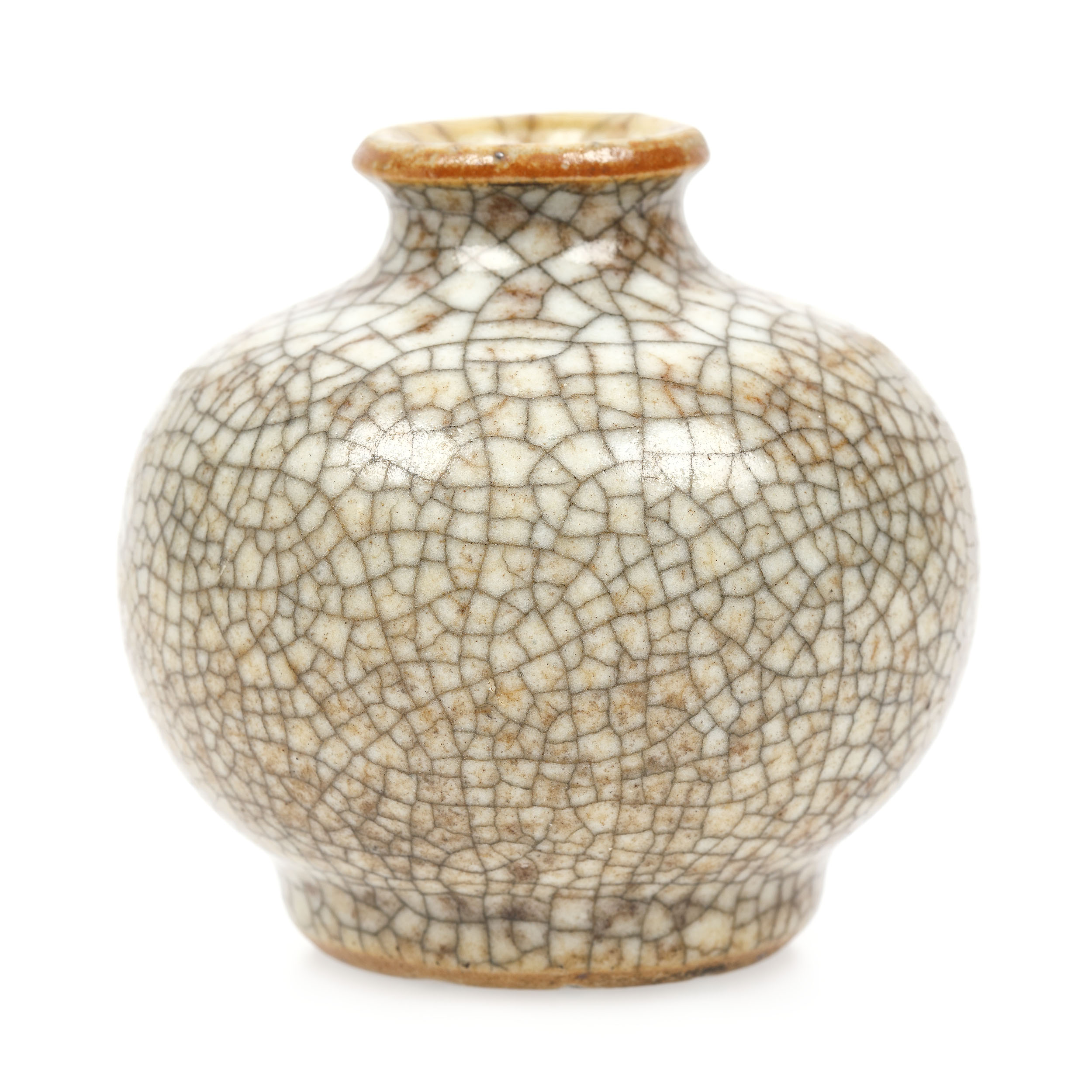 Vas de tip ”Guan” din porțelan, perioada Qianlong, China, sec. XVIII