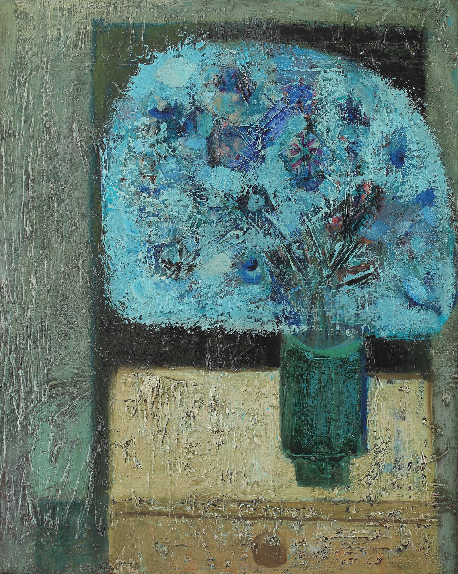 Still life in blue