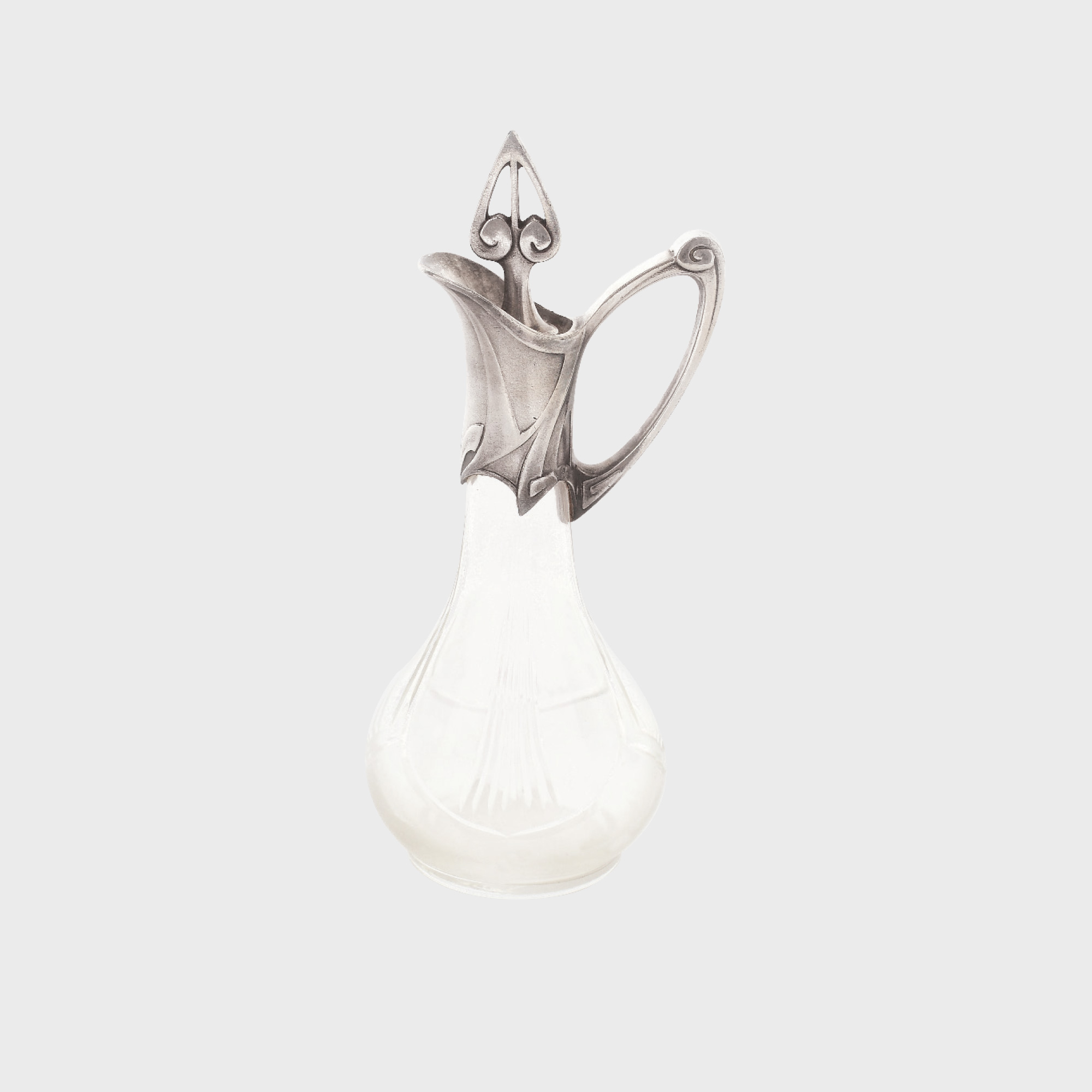 Carafă miniaturală argintată WMF, stil Art Nouveau, cca. 1910