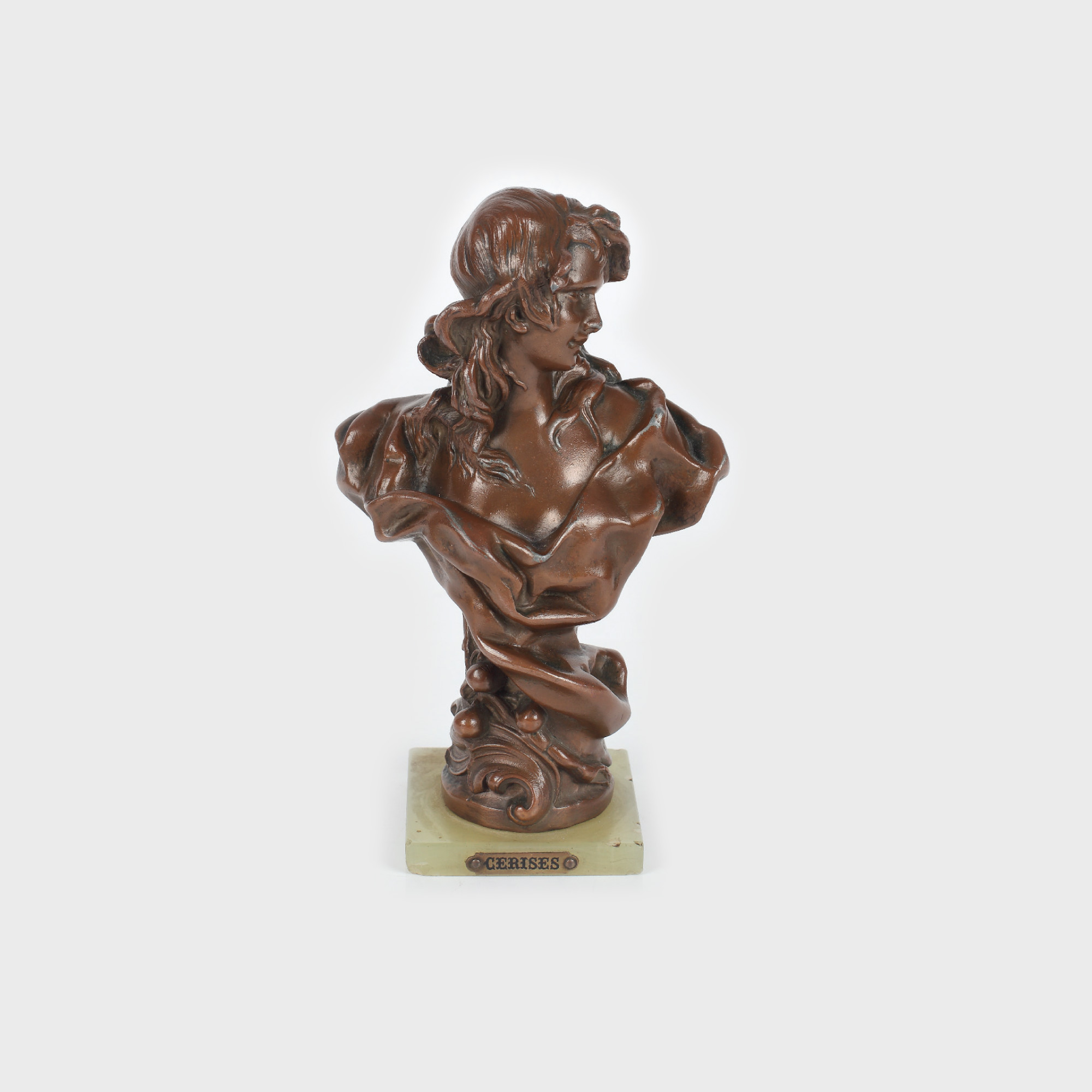 "Cerises" - piesă decorativă de birou, cca. 1900