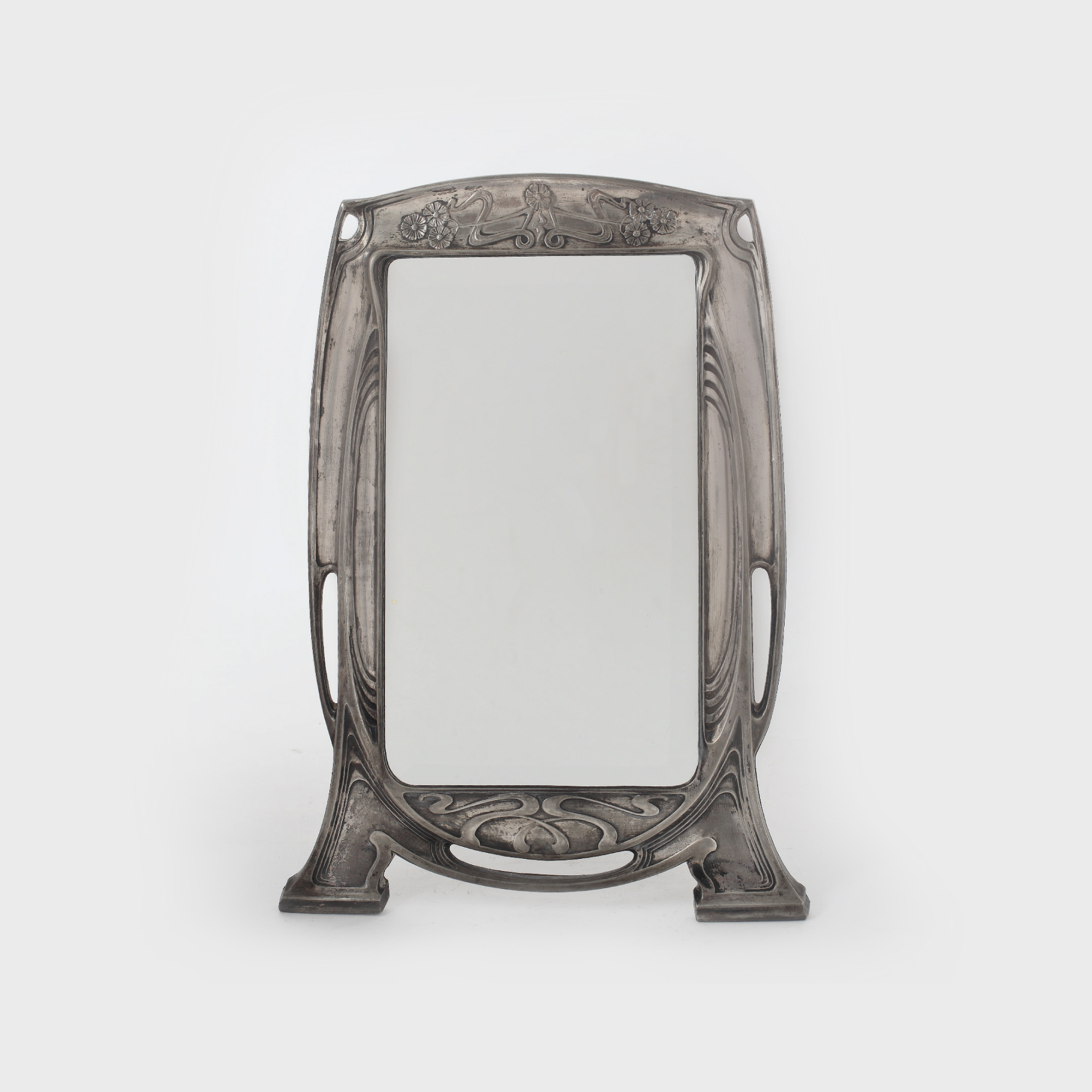Oglindă argintată, de birou, stil Art Nouveau, cca. 1905