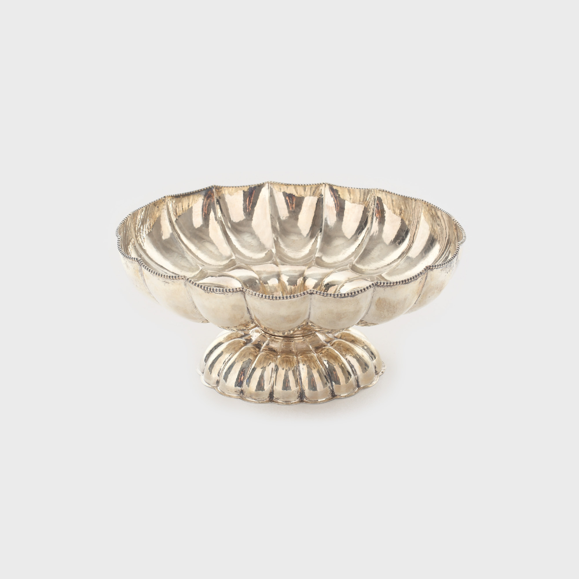 Fructieră vieneză din argint aurit, manieră Biedermeier, cca. 1925