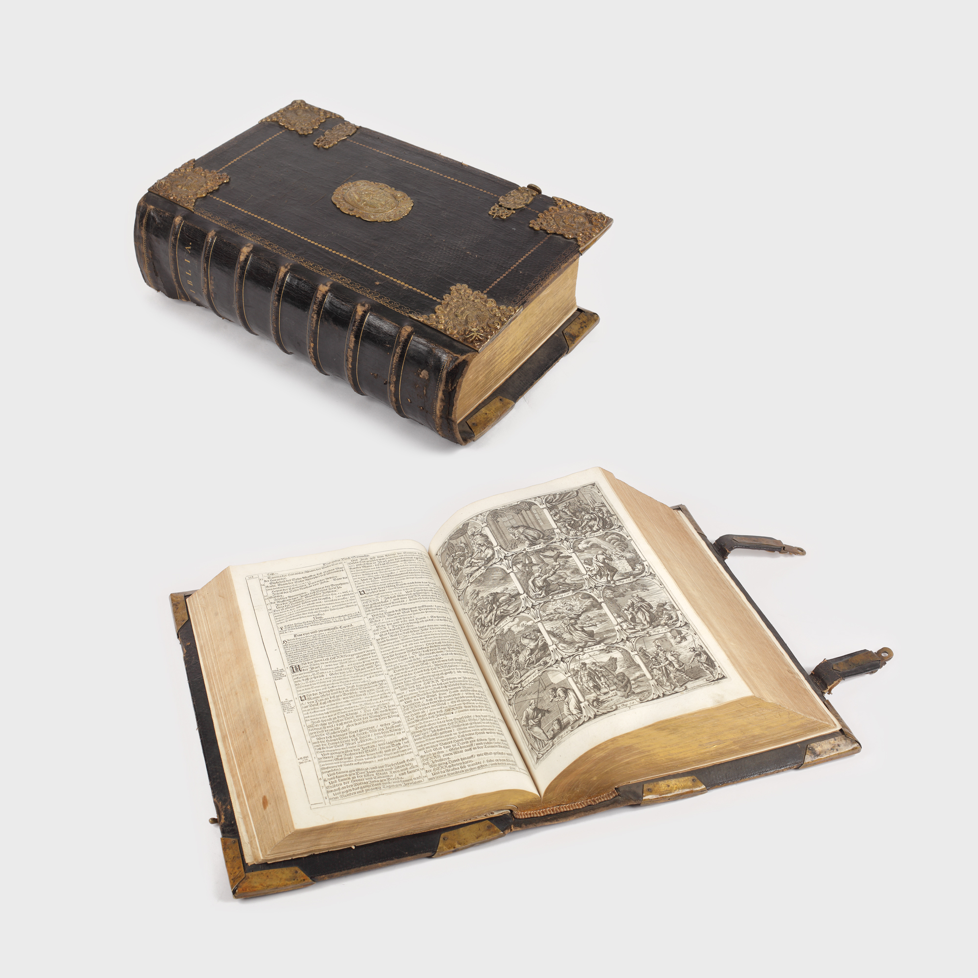Biblia Germană, tradusă de Martin Luther, Nürnberg, 1692, piesă rară de colecţie
