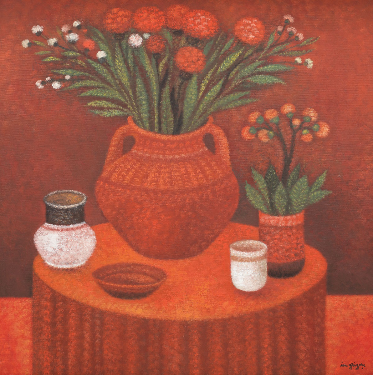 Still life in red