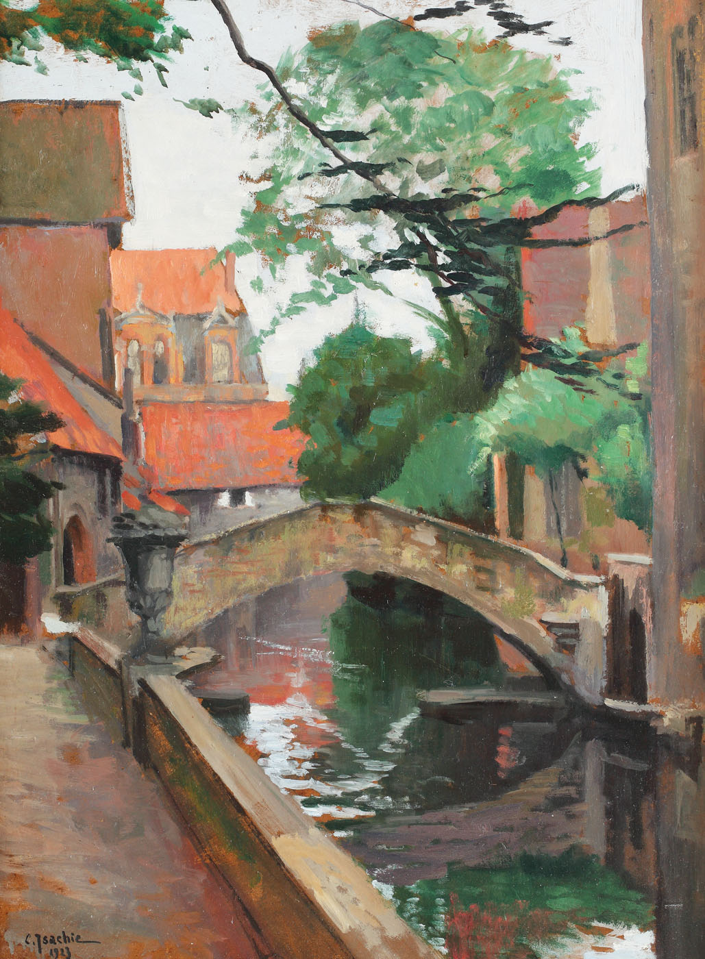 Peisaj din Bruges (Podul Bonifaciu)