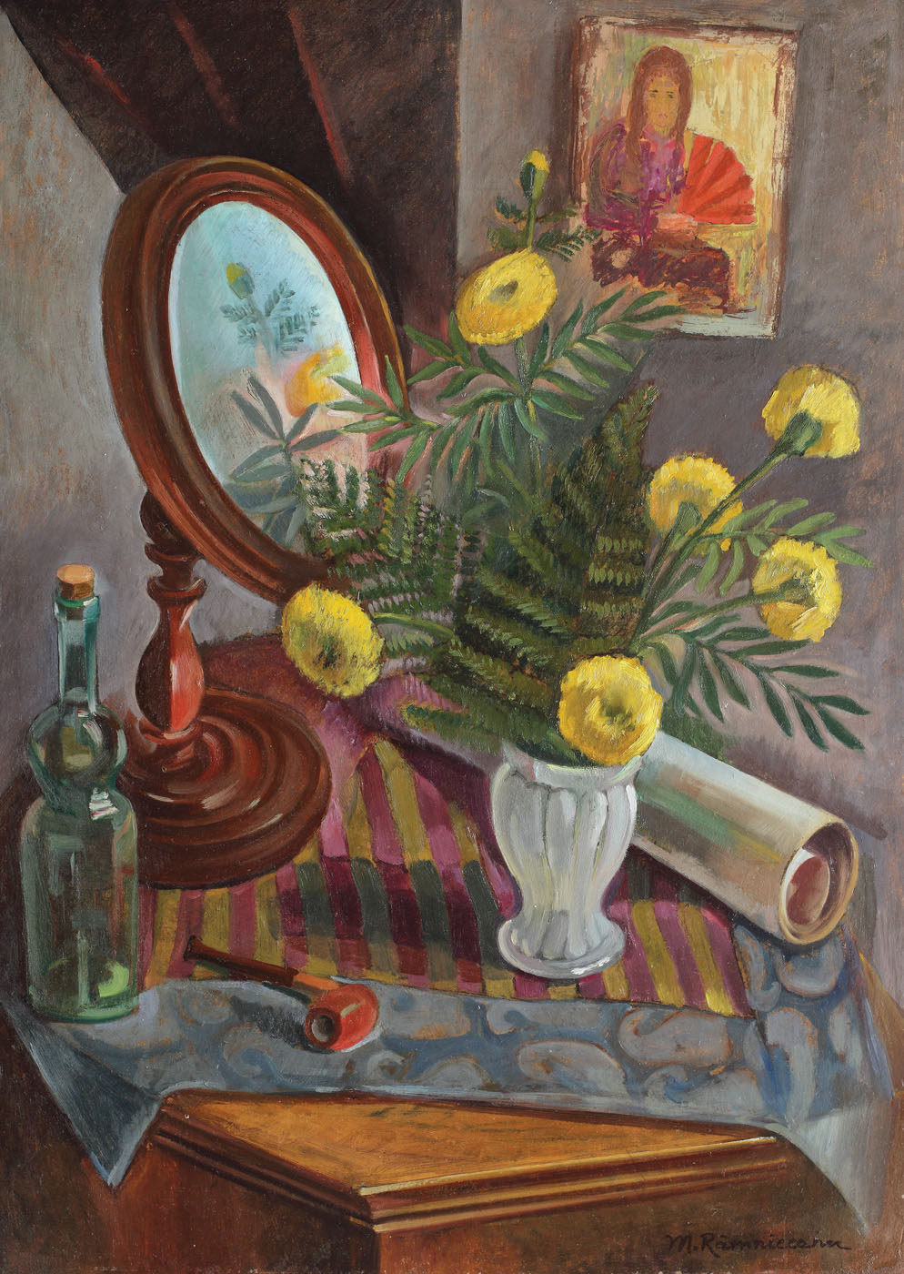 Interior cu pipă