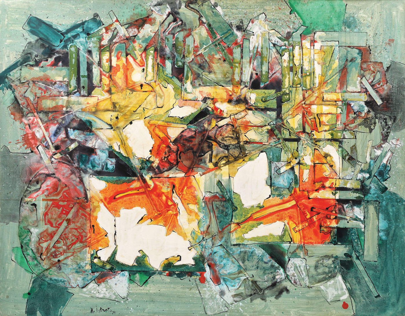 Composition en vert