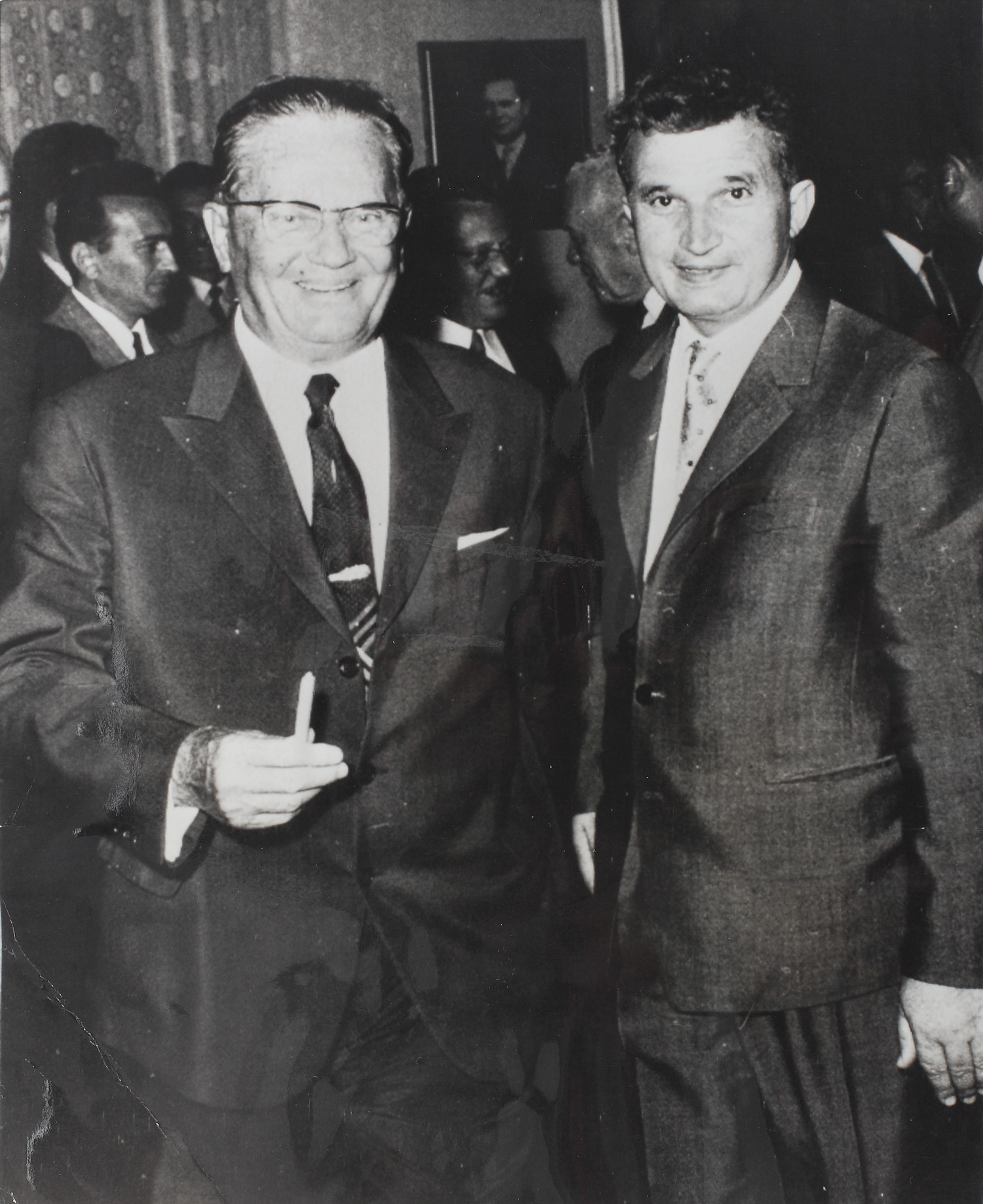 Nicolae Ceaușescu și Iosif Broz Tito, Vrsac, Iugoslavia, august 1968