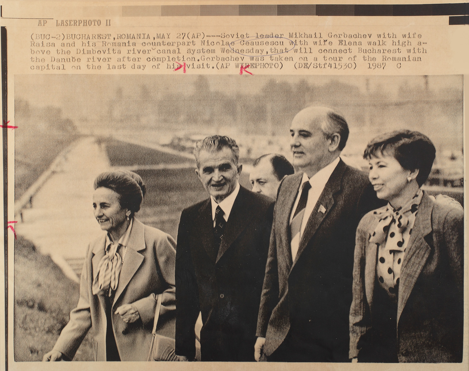 Vizita lui Mihail Gorbaciov în România, 29 mai 1987
