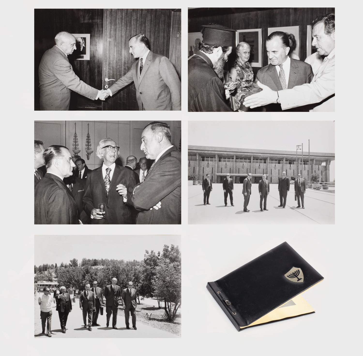 Vizita Ministrului de Externe George Macovescu în Israel, 12-15 iulie 1971, album cu 15 fotografii