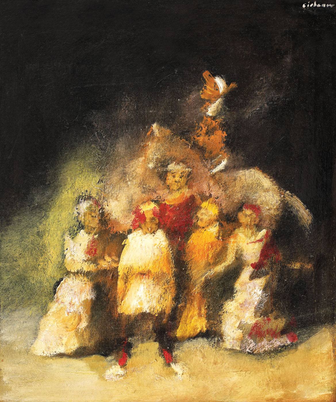 Enfants avec cheval