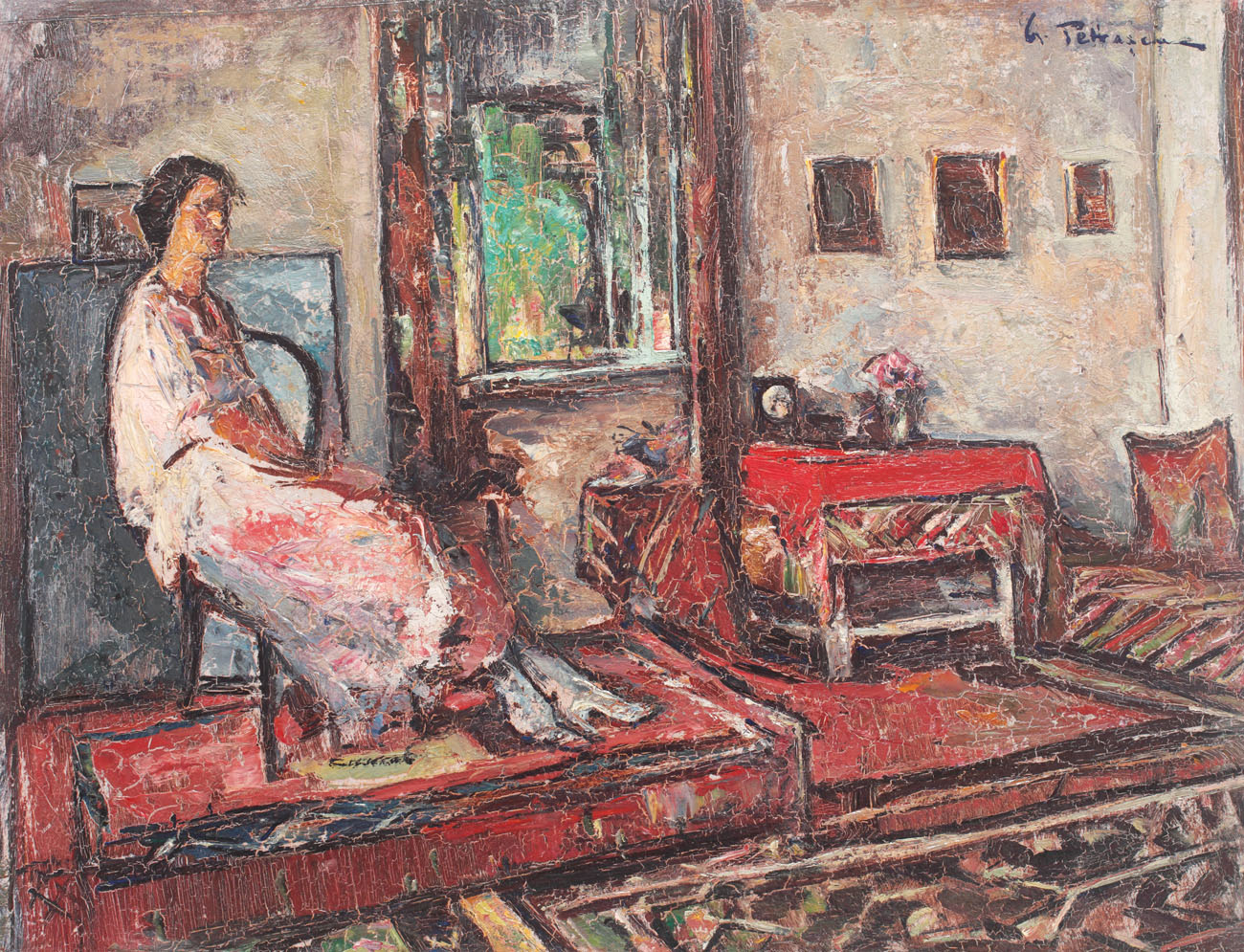 Lucreţia în interior