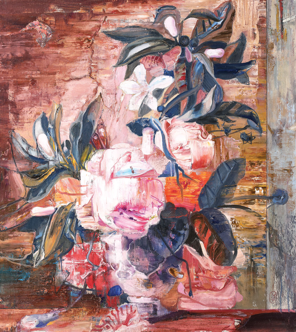 Peonies (based upon Jan van Huysum)