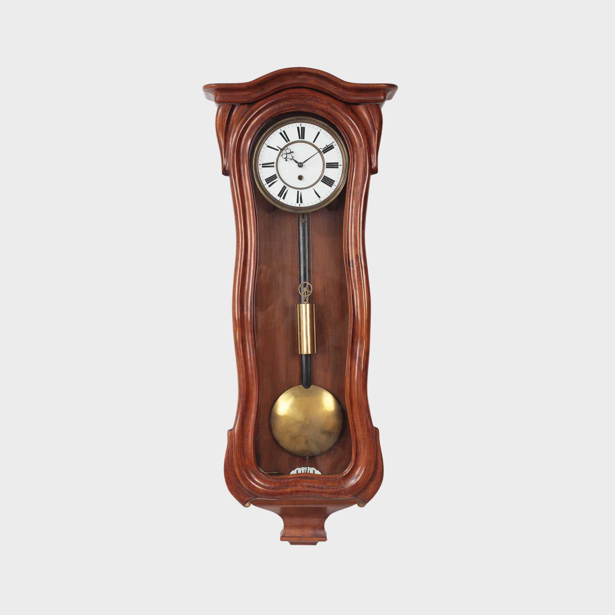 Pendulă Biedermeier, de perete, sfârșitul sec. XIX