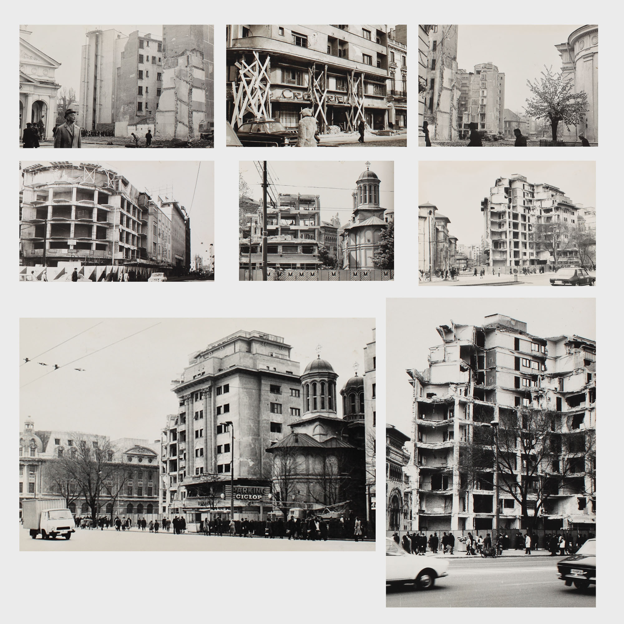 Cutremurul din 1977 în București, album cu 154 de fotografii