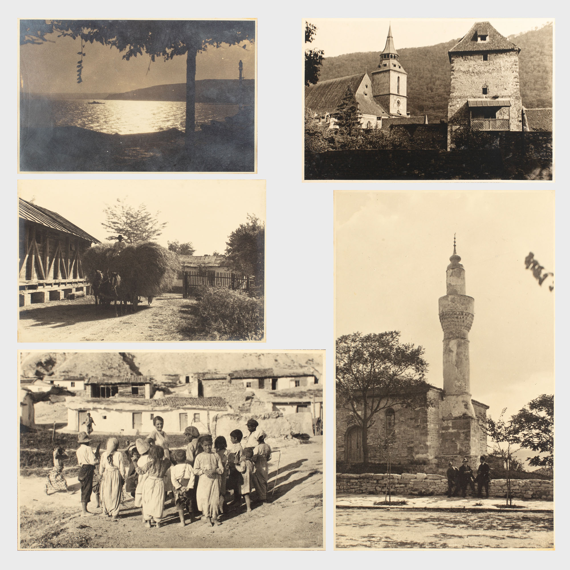 Album cu 18 fotografii din Balcic și alte locuri din România, anii '30