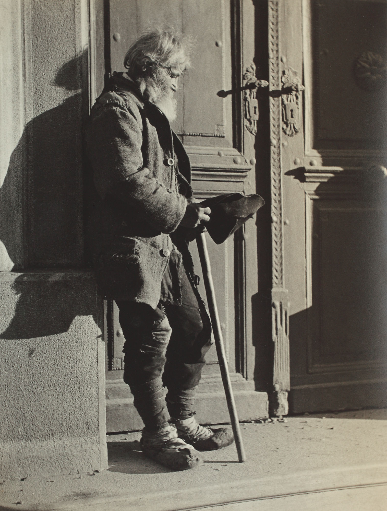 Cerșetor în București, cca. 1940