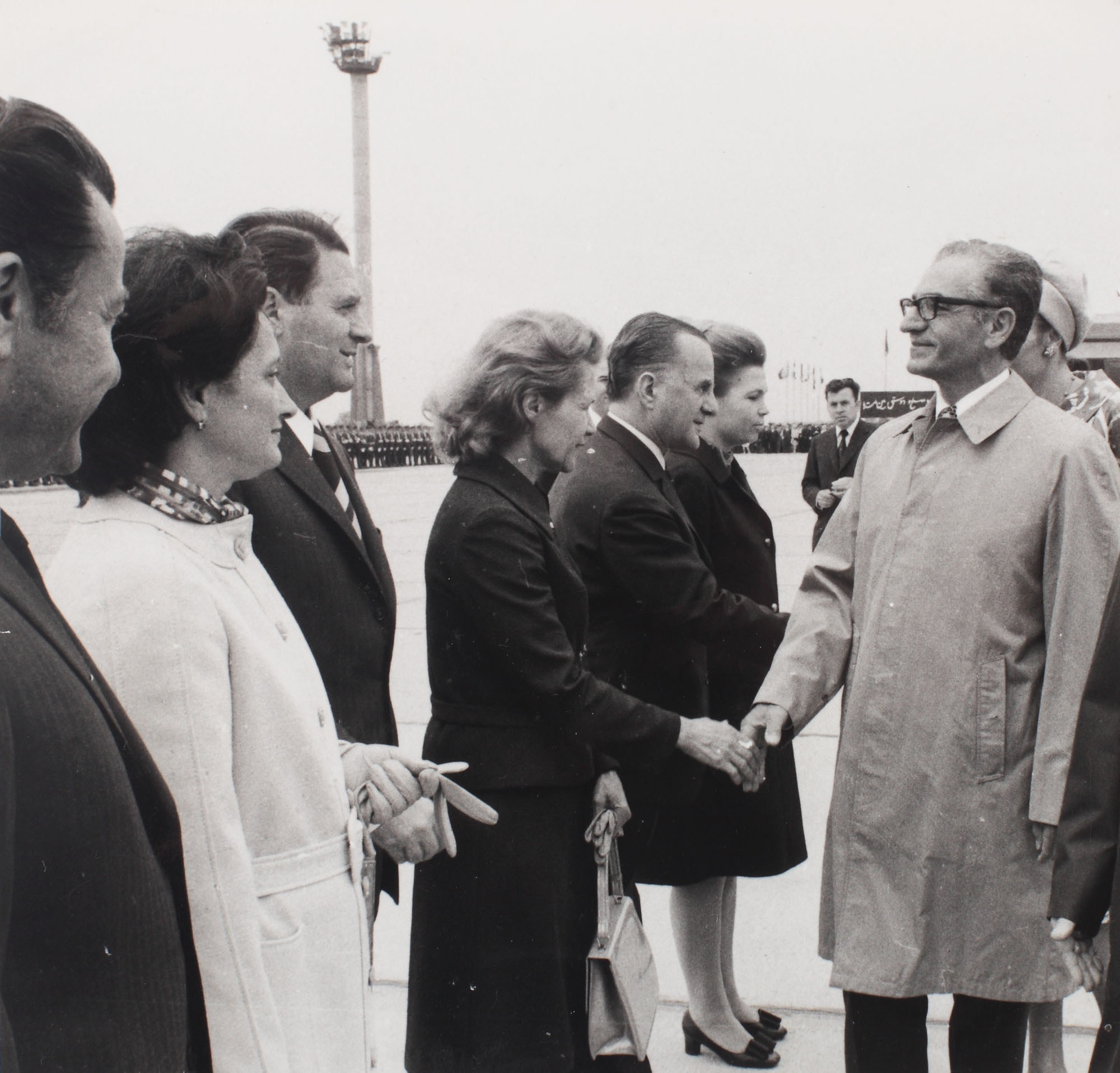 Șahul Iranului Mohammad Reza Pahlavi la București, 1970
