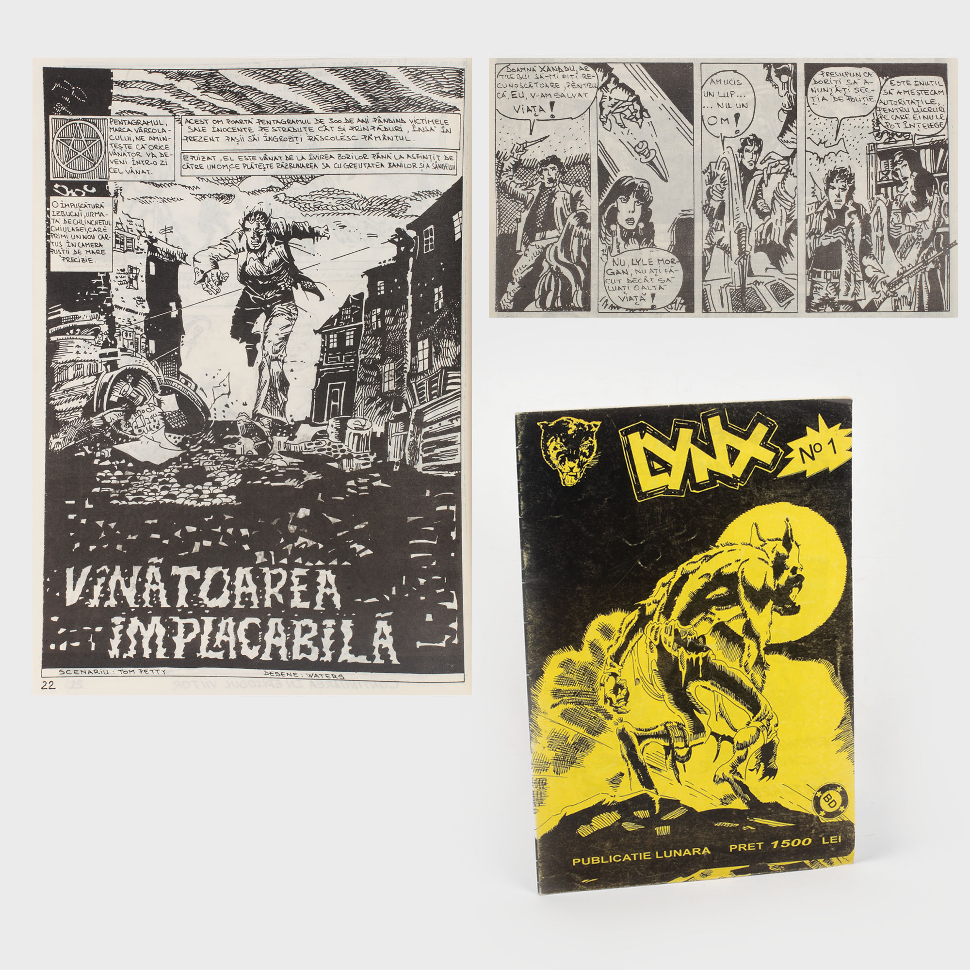 Primul număr al Revistei "Lynx", începutul anilor '90