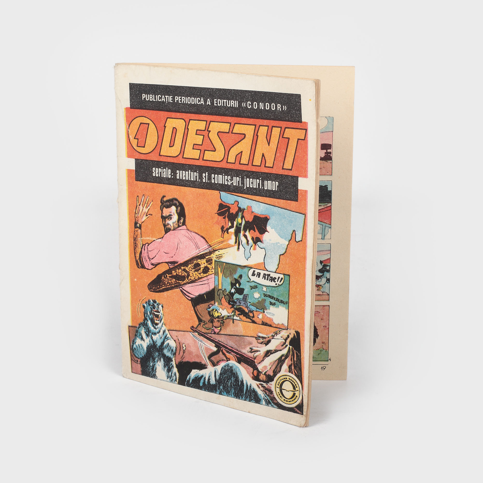 Primul număr al Revistei "Desant", începutul anilor '90