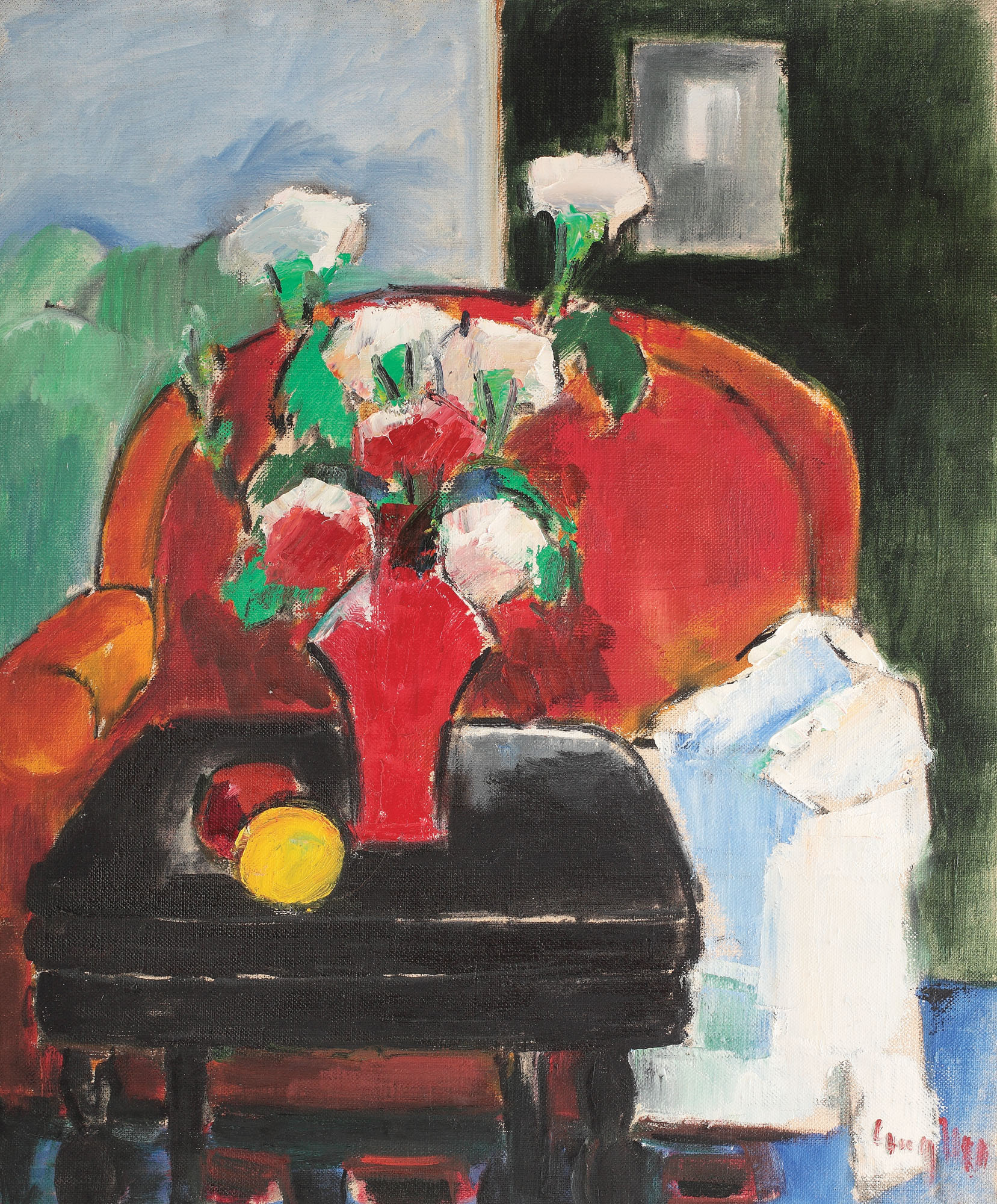 Still life with carnations