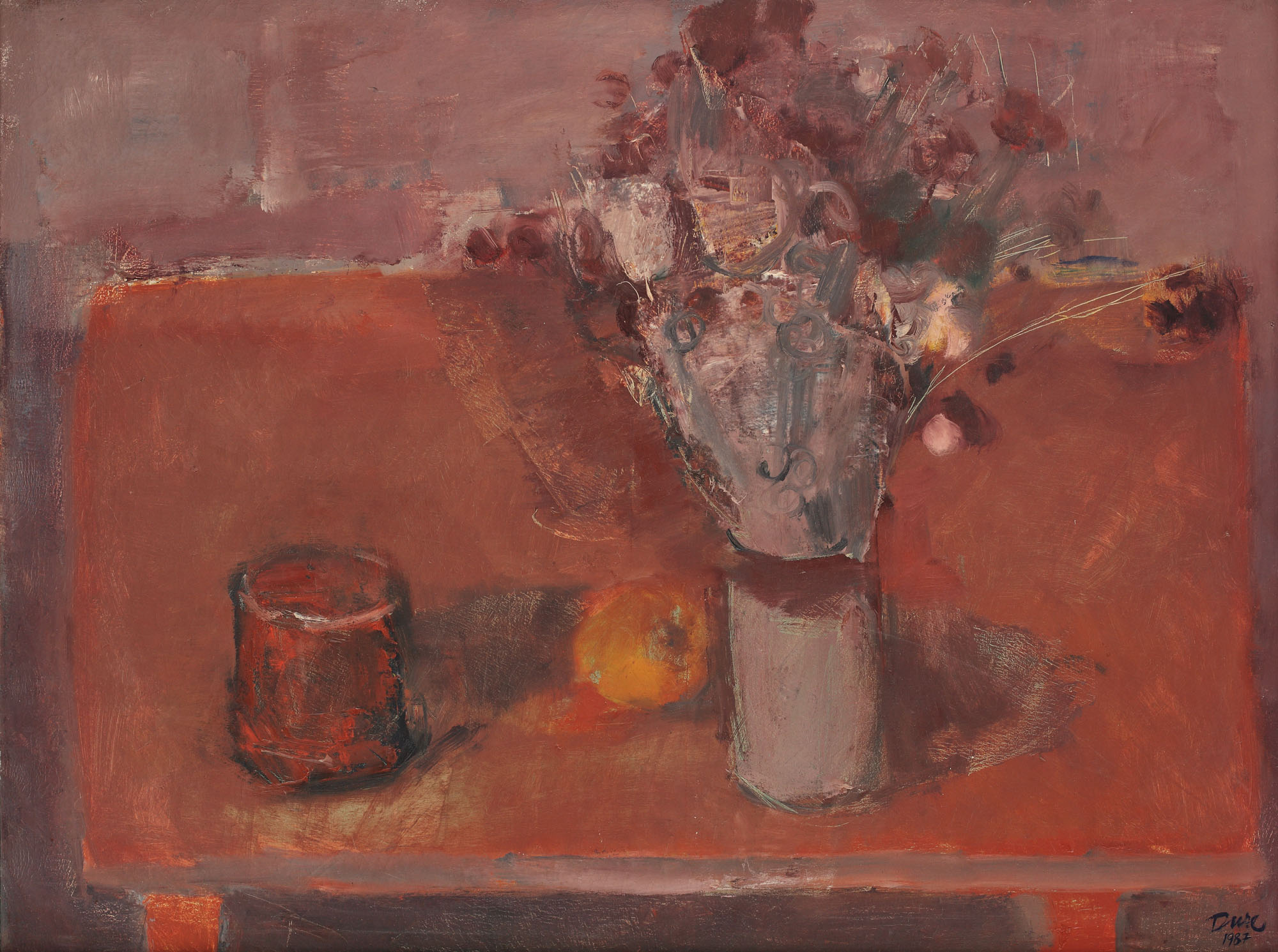 Still life in red