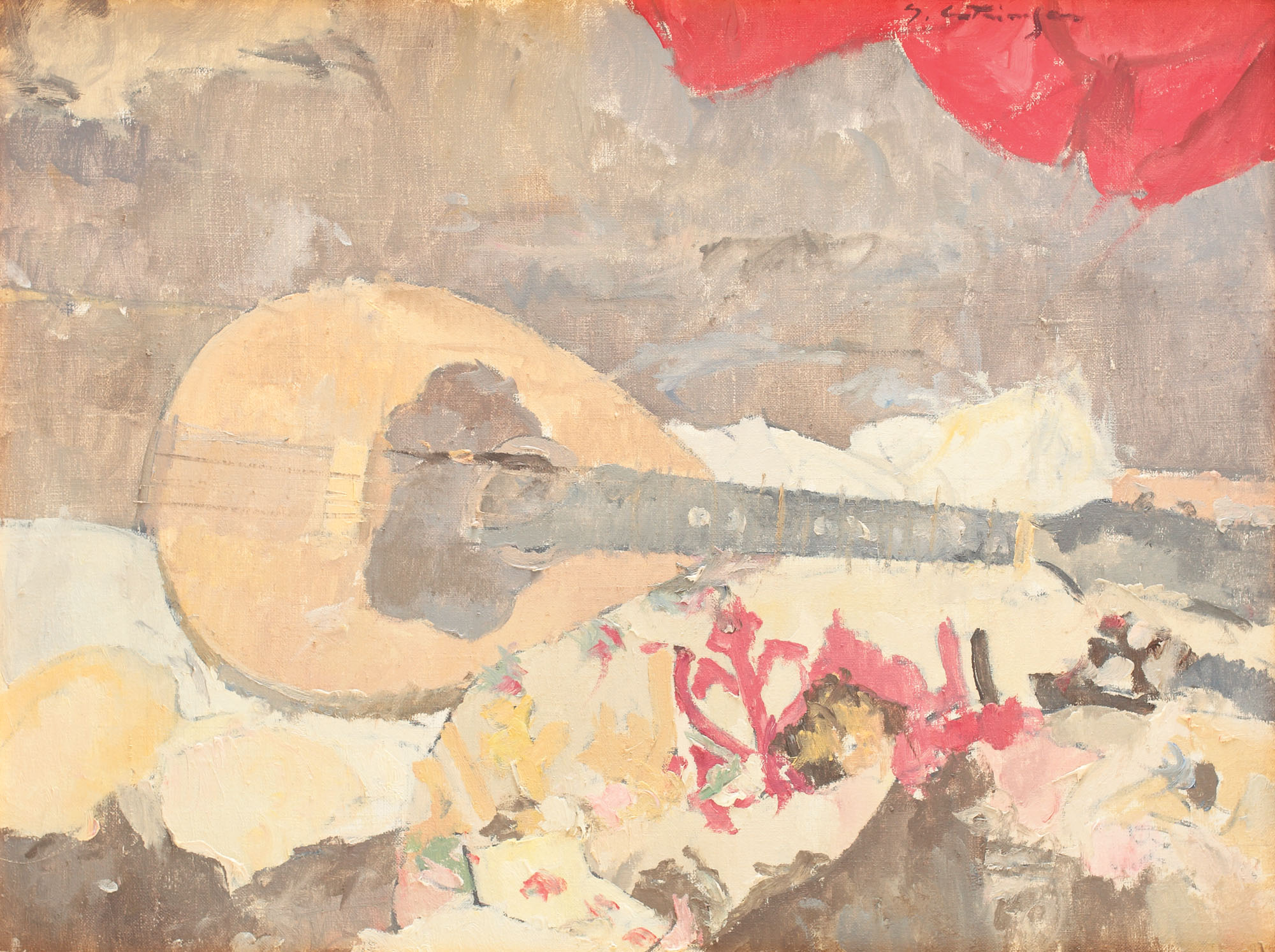 Still life with mandolin