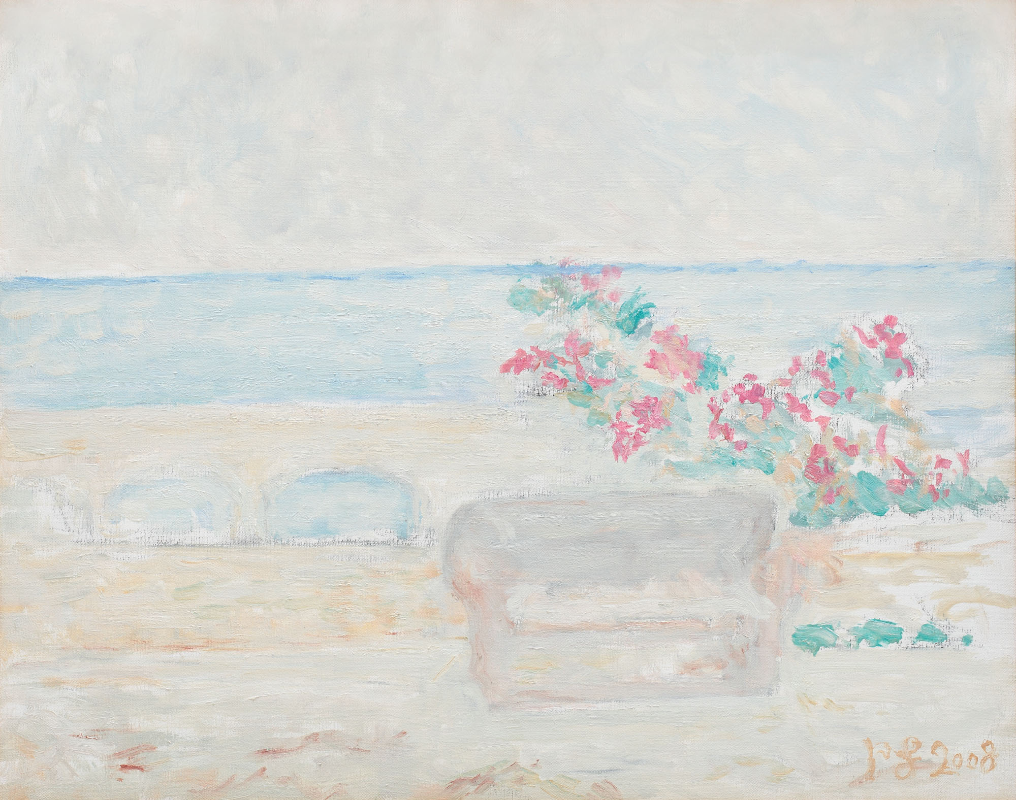 Terrace at the seaside
