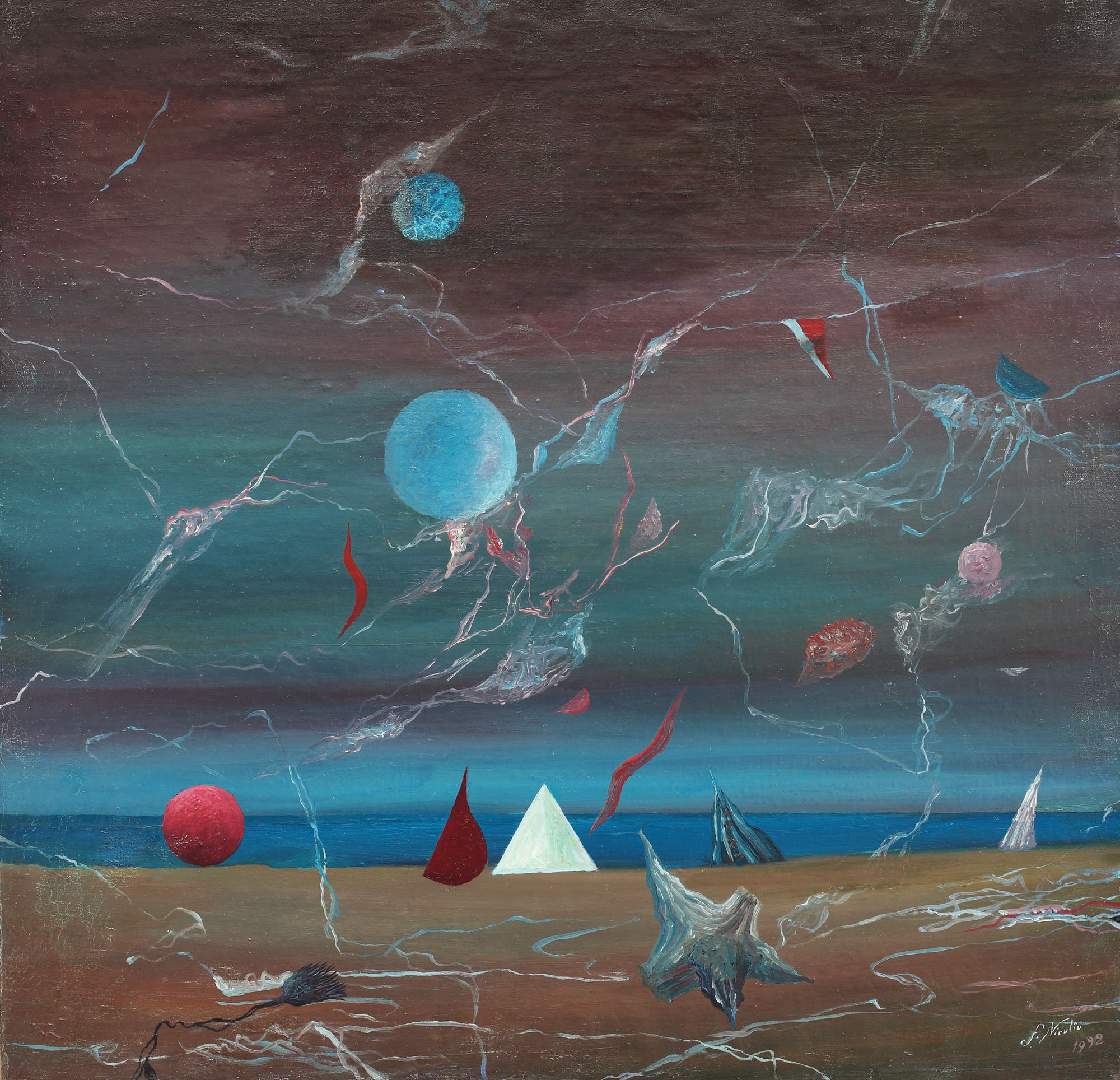 Surrealist landscape