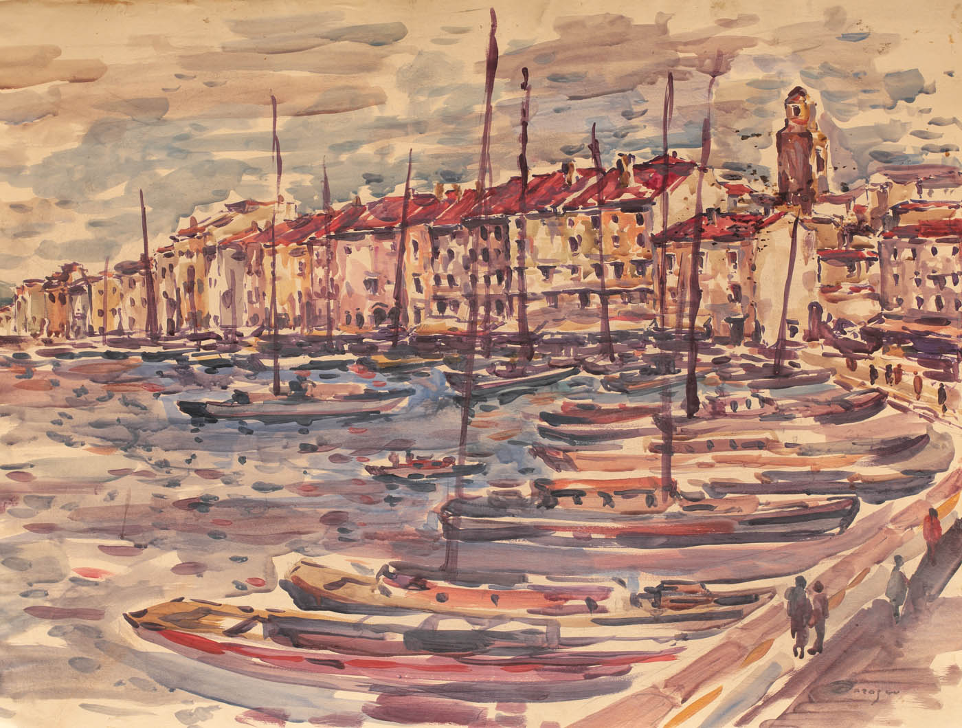 Bărci la Saint Tropez