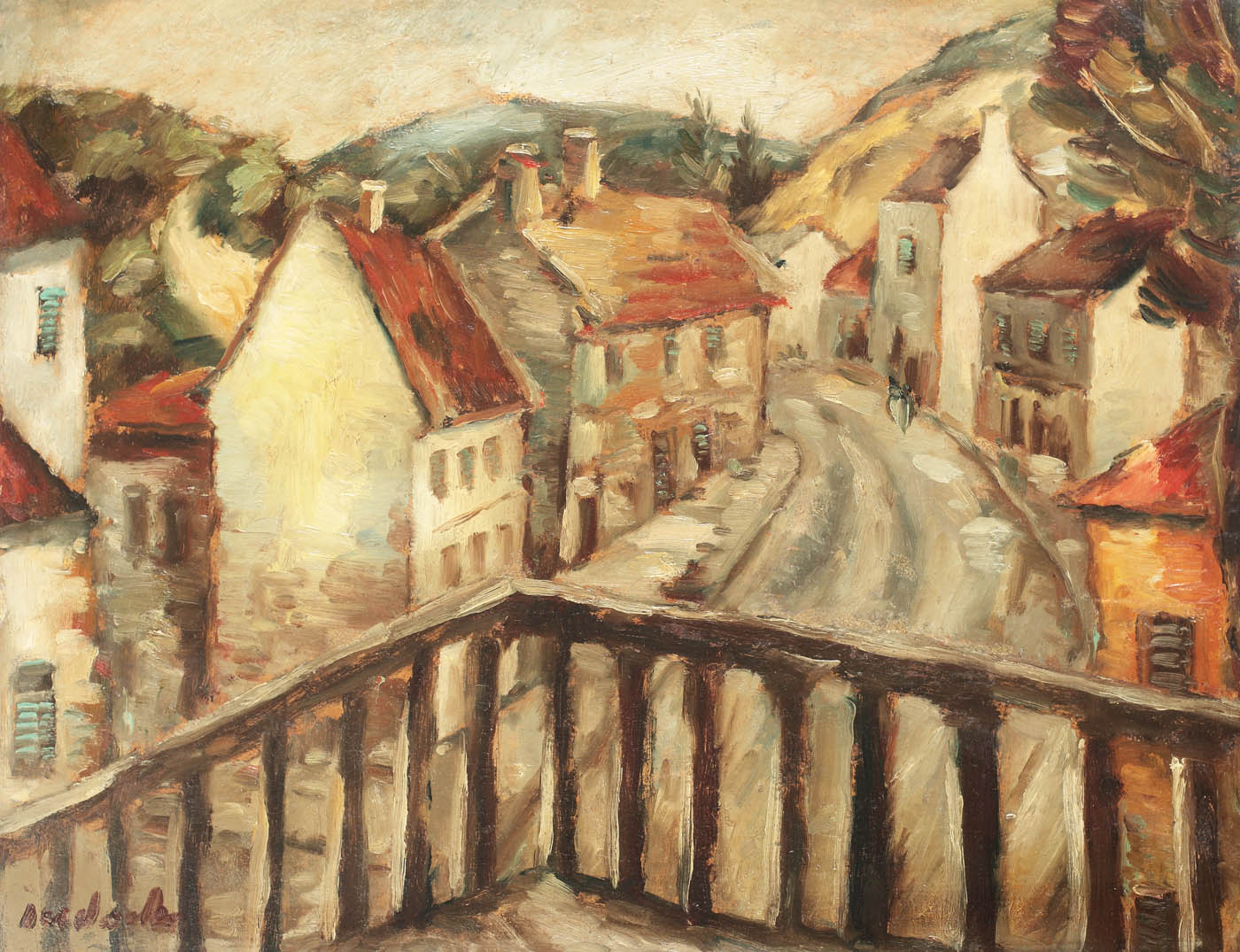 De la balcon (Peisaj din Câmpulung)
