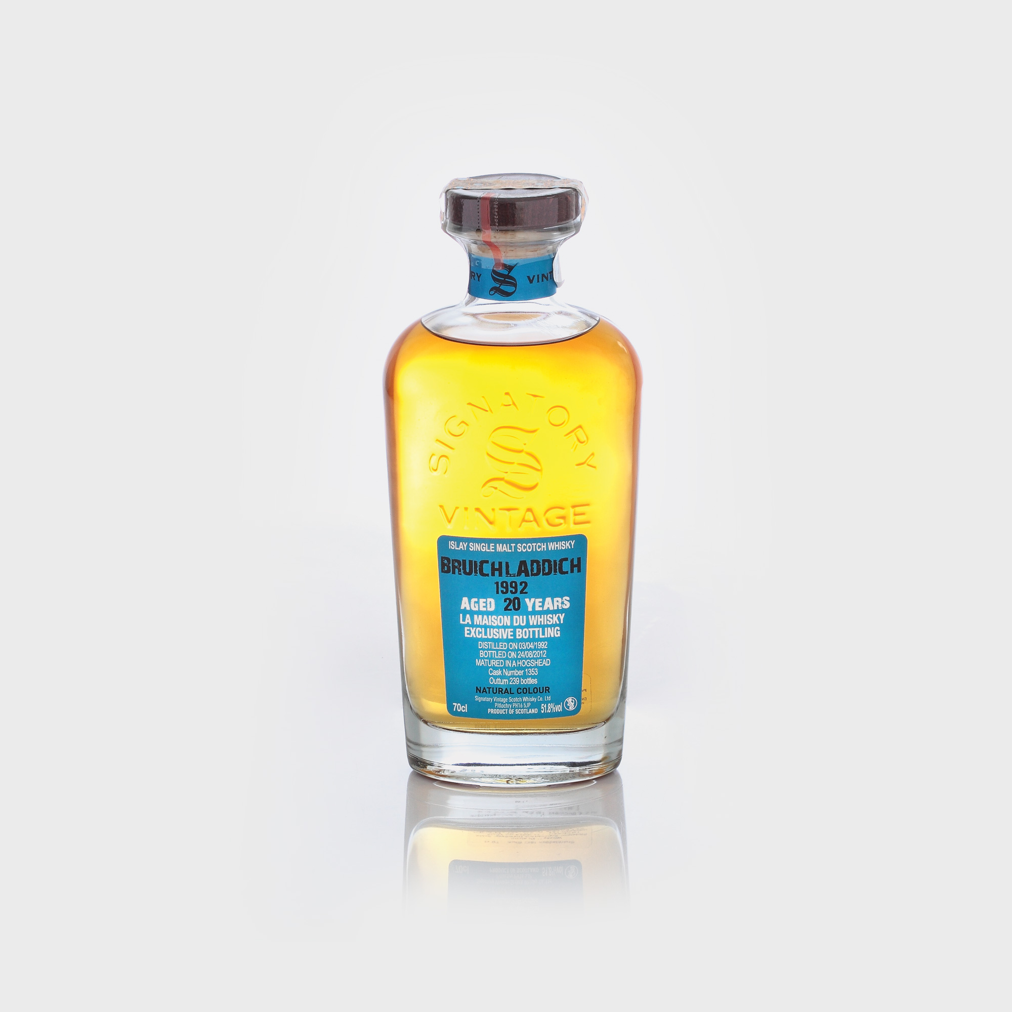 Bruichladdich 1992 Blue P.640U SV 0.70 L Single Malt Whisky