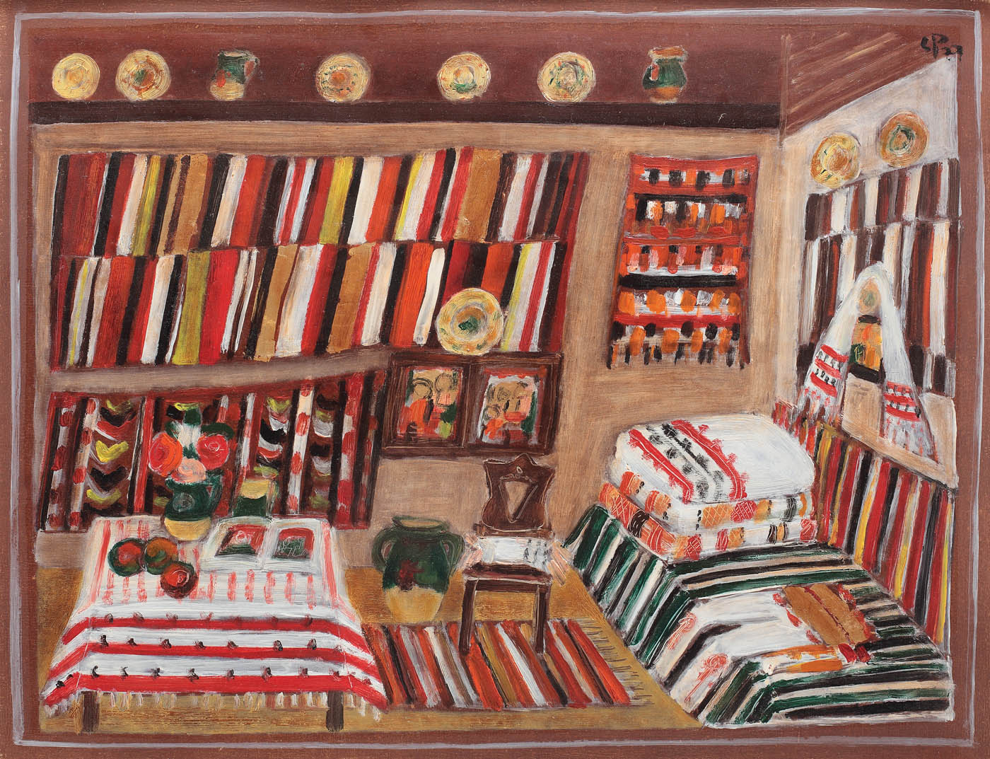 Intérieur roumain traditionnel