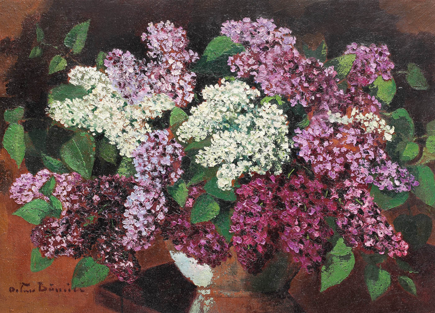 Vas cu liliac