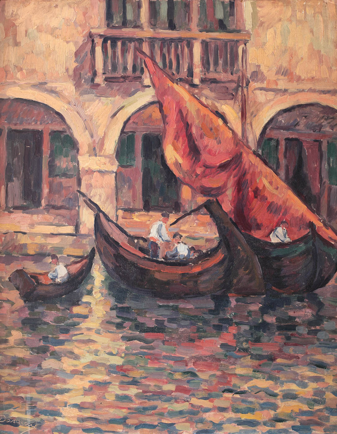 Bărci la Veneţia