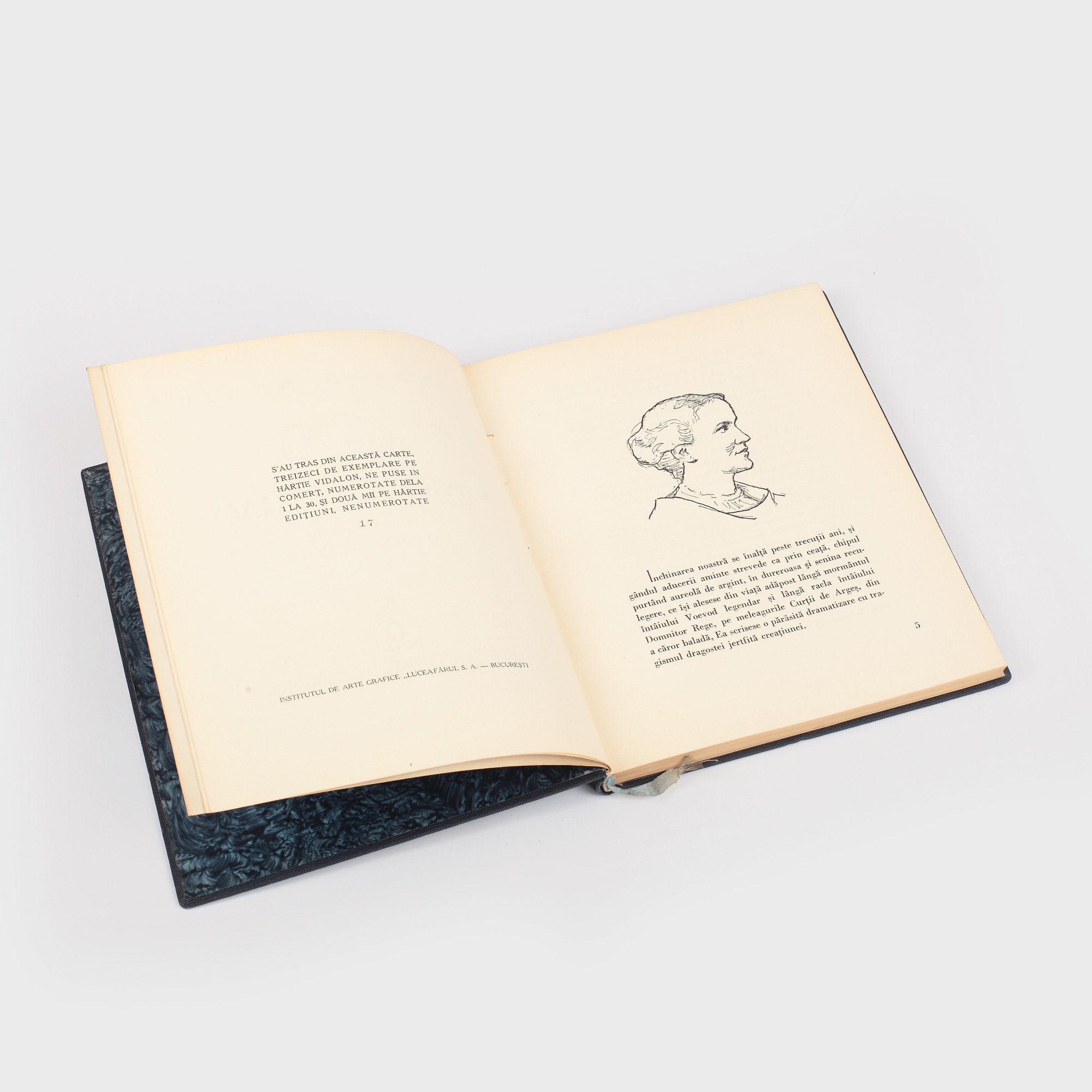 Adrian Maniu, "Poezii din Carmen Sylva", cu desene de Rodica Maniu, cu dedicația olografă a autorului, exemplarul 17 din 30, 1936