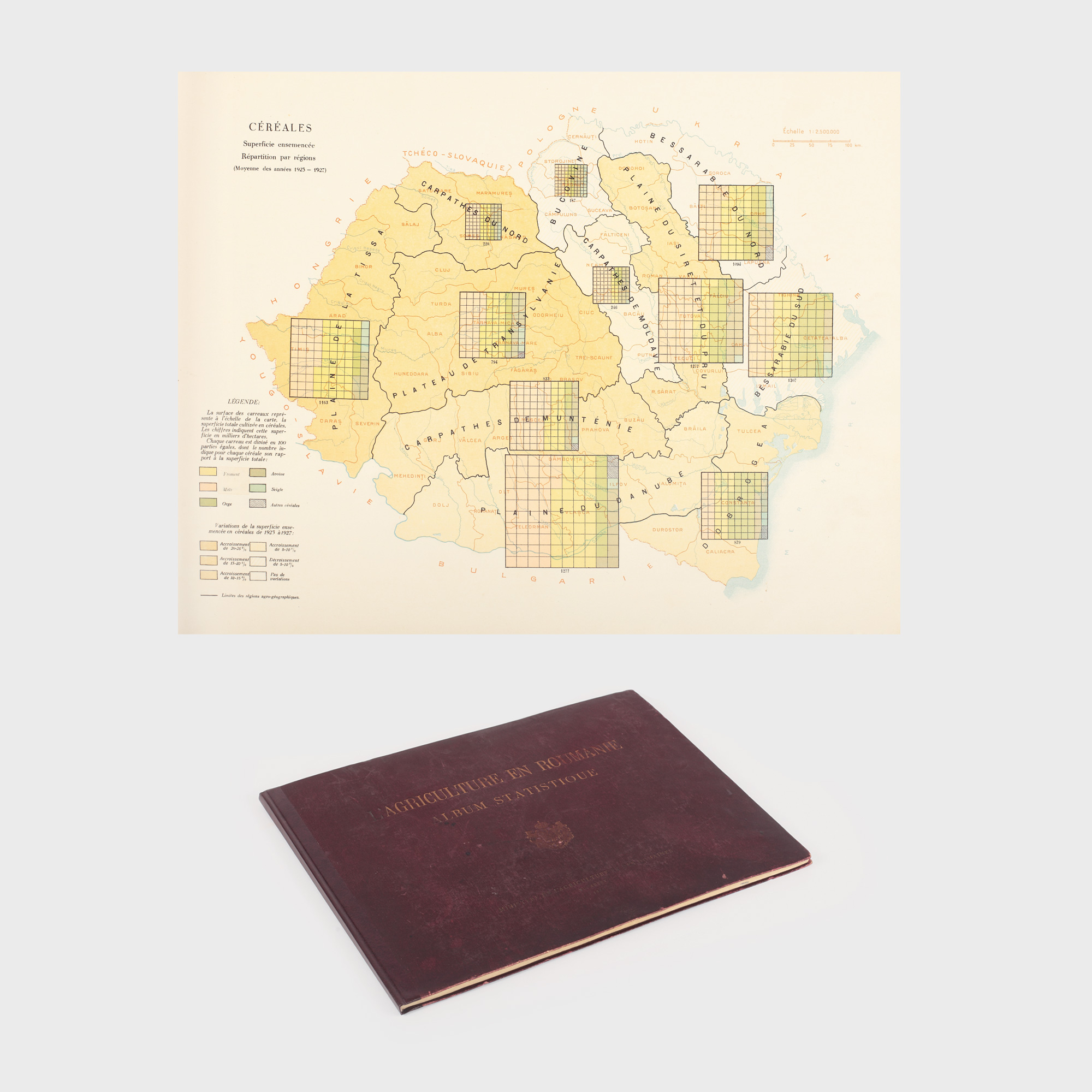 "L'agriculture en Roumanie, album statistique", Bucureşti, 1929