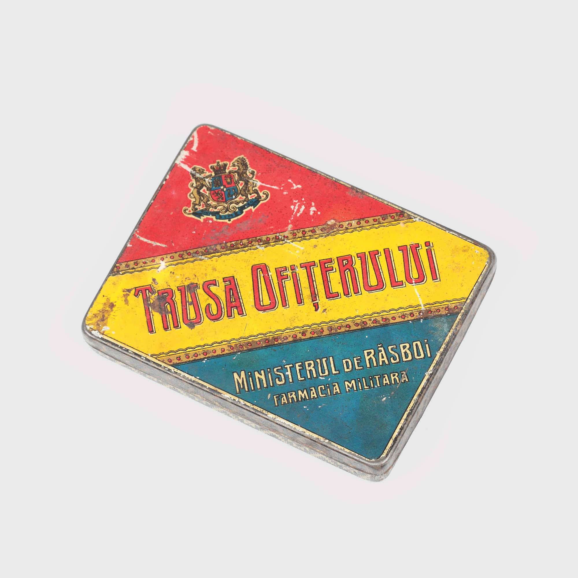 Cutie metalică pentru medicamente, "Trusa ofițerului"