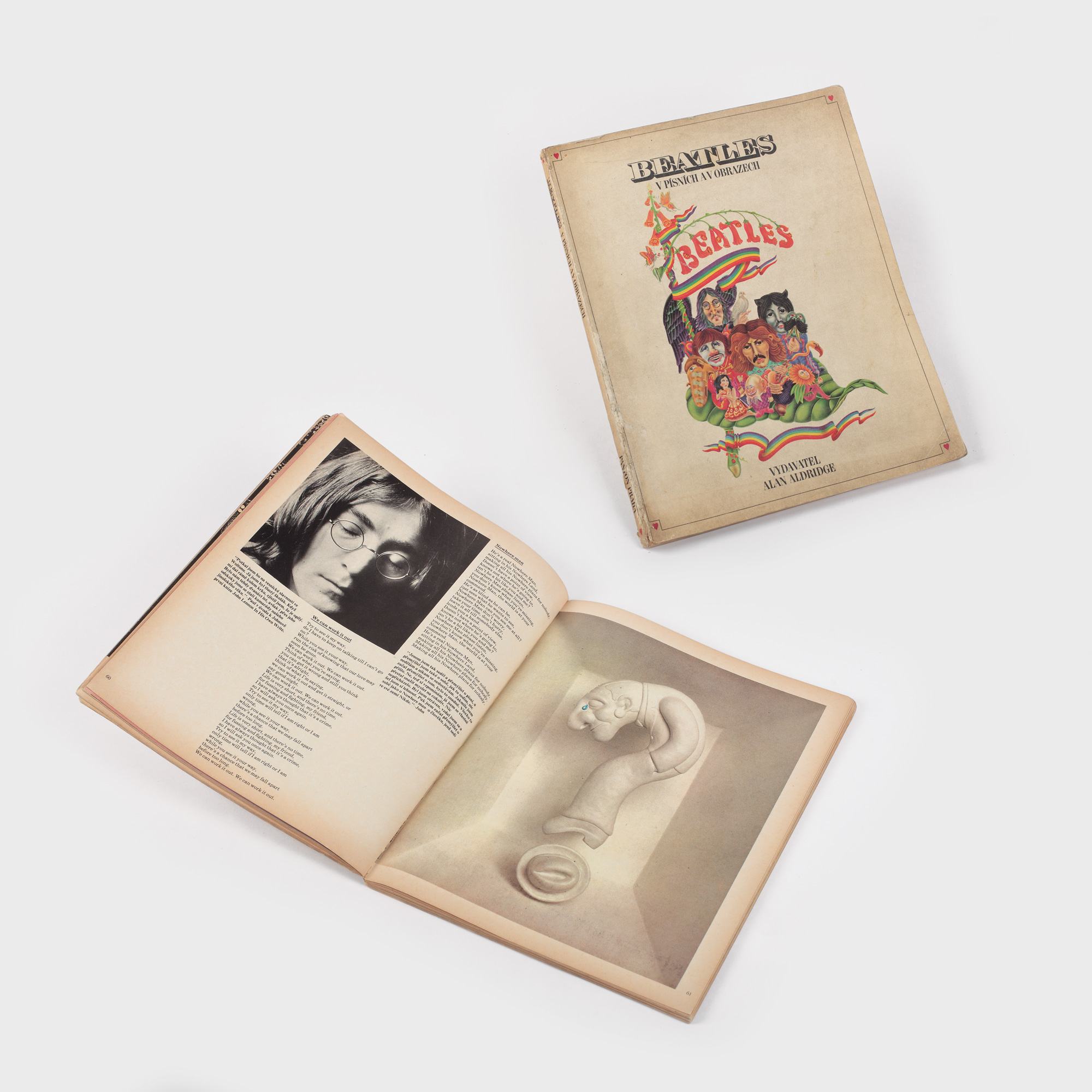 Album Beatles, ediție bilingvă cehă-engleză, Praga, 1969