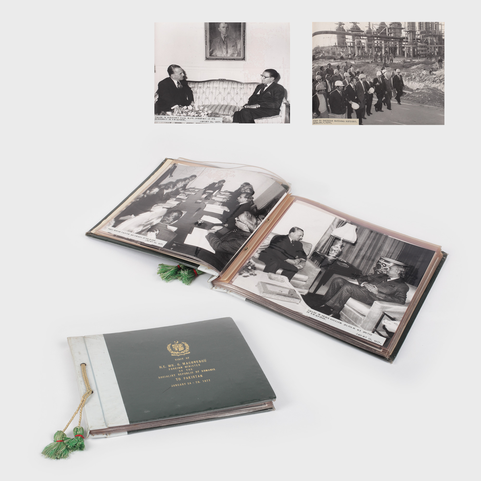 Album, Vizita Ministrului de Externe George Macovescu în Pakistan, 1977, 28 fotografii