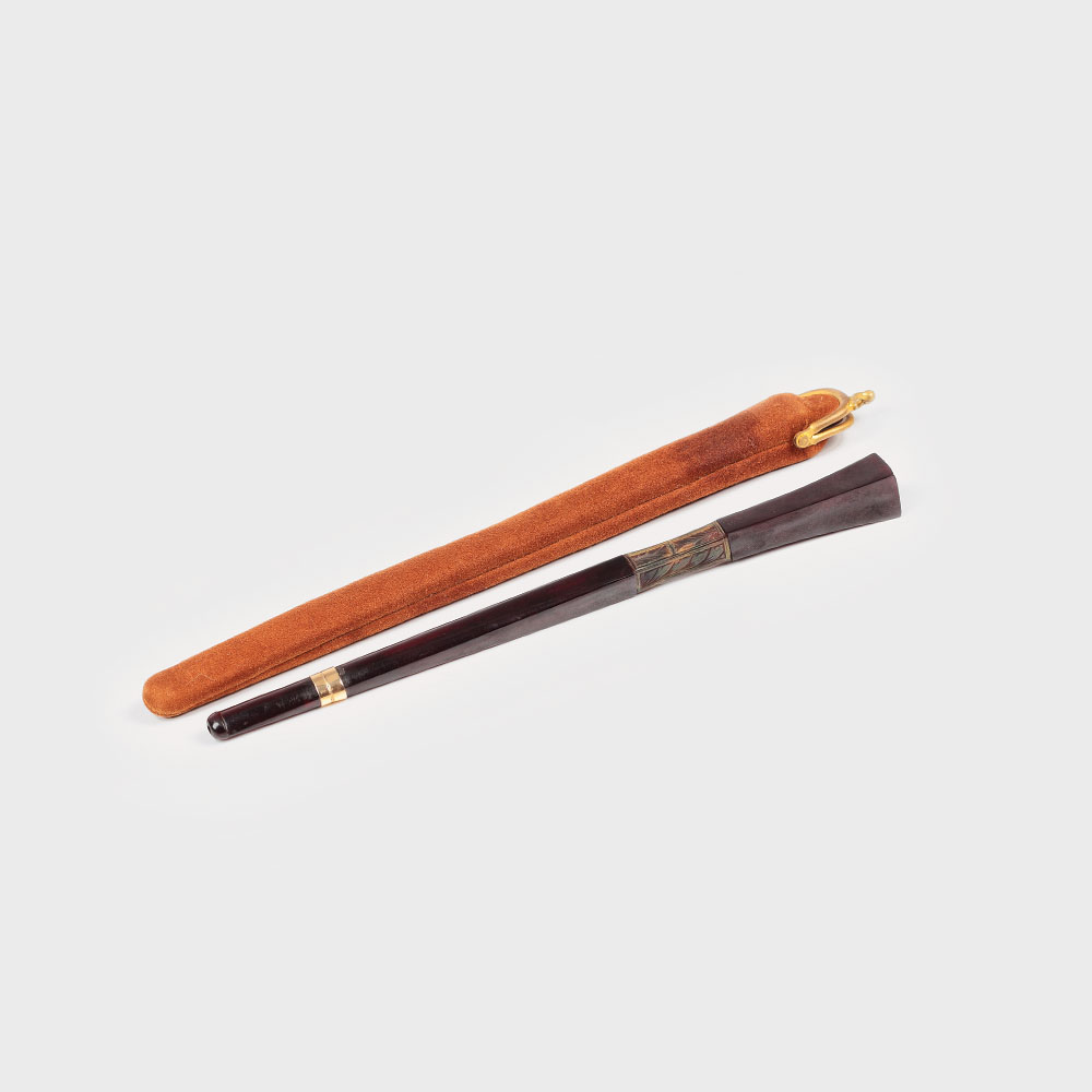 Elegant port-țigaret Art Deco, cu aur, perioadă interbelică, în etui original