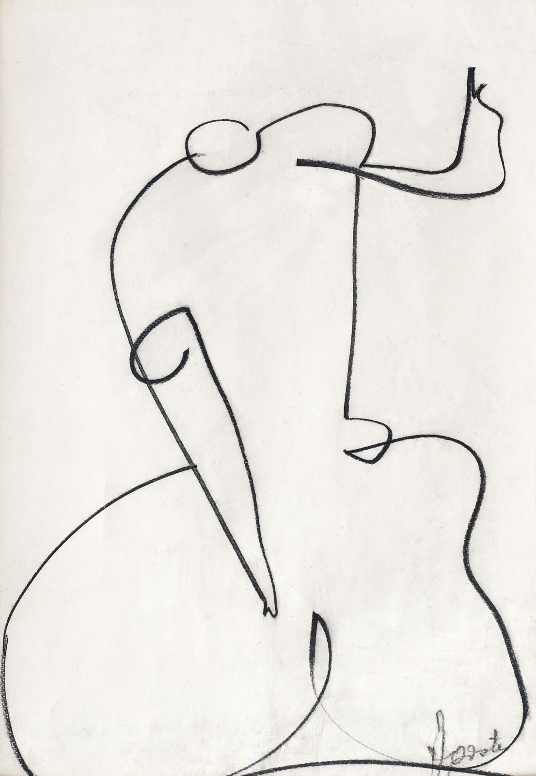 Sketch for a nude