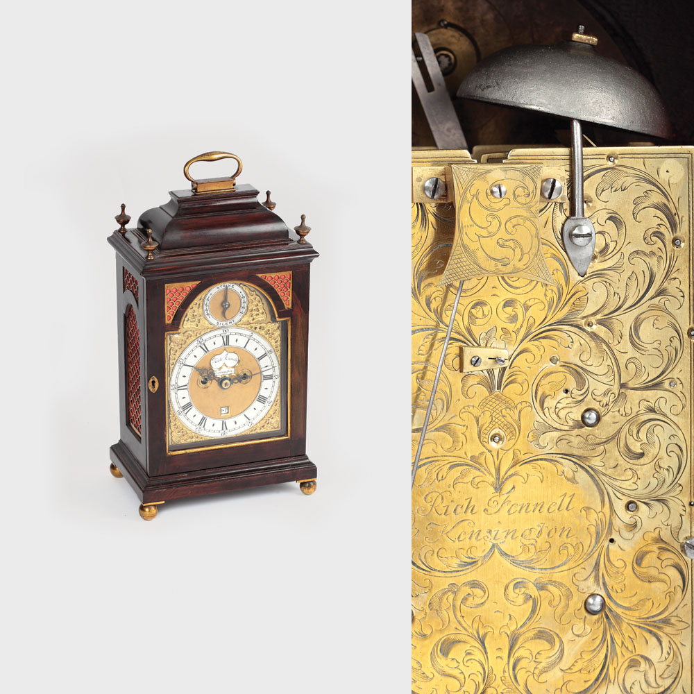 Ceas Rich Fennell, de birou, 1679-1705, piesă de colecție