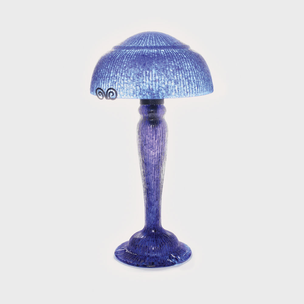 Rară și excepțională lampă de masă Daum Nancy, stil Art Deco, cca. 1920