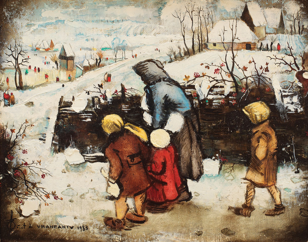 Winter, coming home