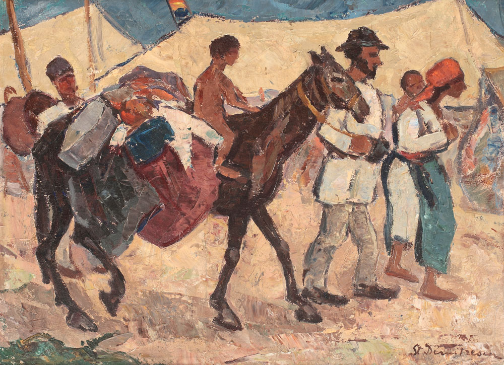La târg