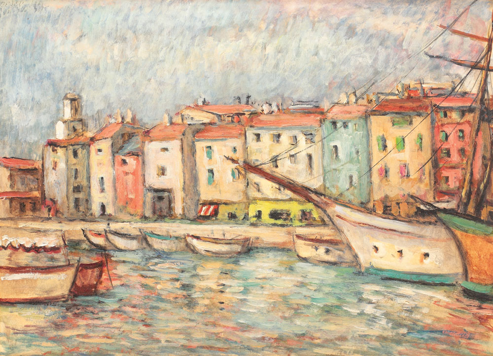 Bărci la Saint-Tropez