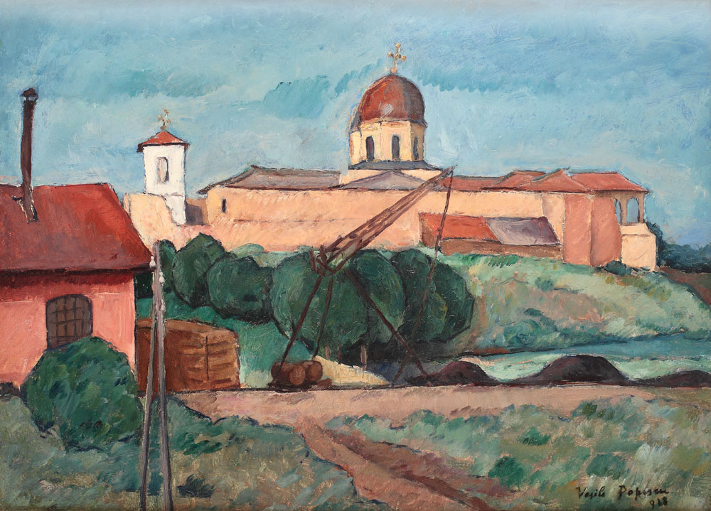 Peisaj la  Comana