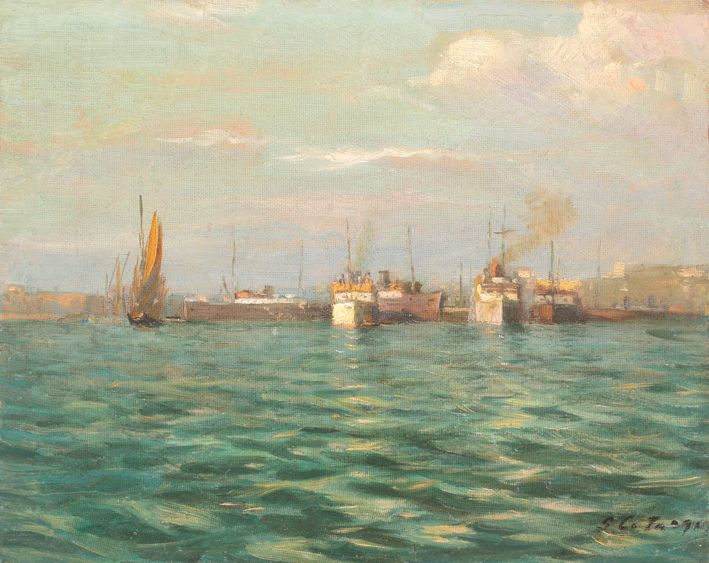 În port